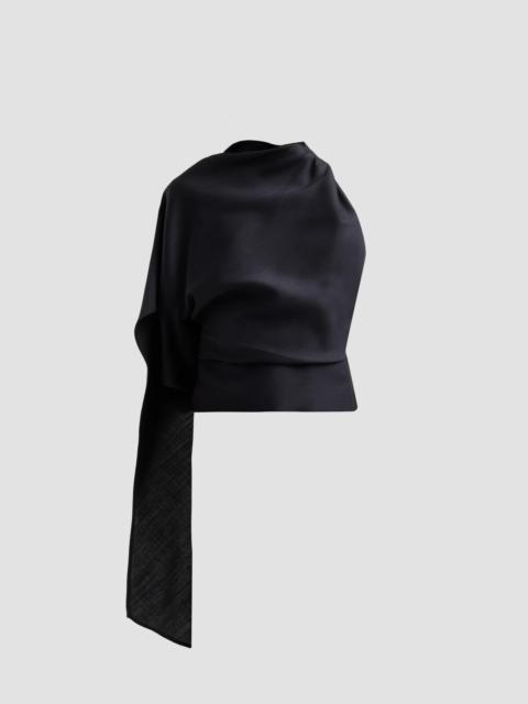 RÓHE Women's Draped Open Back Top - Night