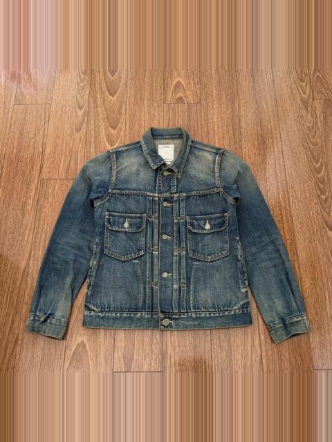 visvim visvim AW16 101 JKT DMGD-DAMAGED Washed Denim Jacket