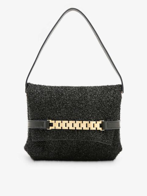 Victoria Beckham Chain Pouch mini woven clutch bag