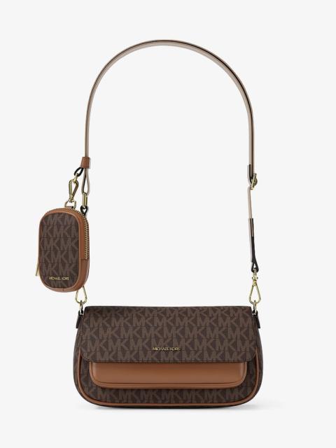 MICHAEL KORS Jet Set Travel Small Signature Logo Crossbody Bag With Pouch