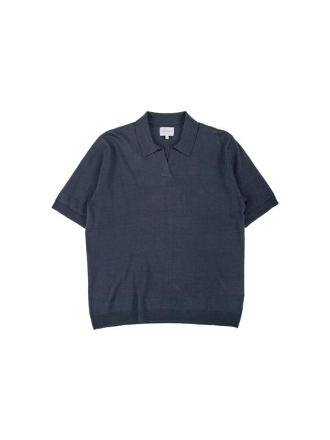 NORSE PROJECTS Anholt Cotton Paper Polo Graphite