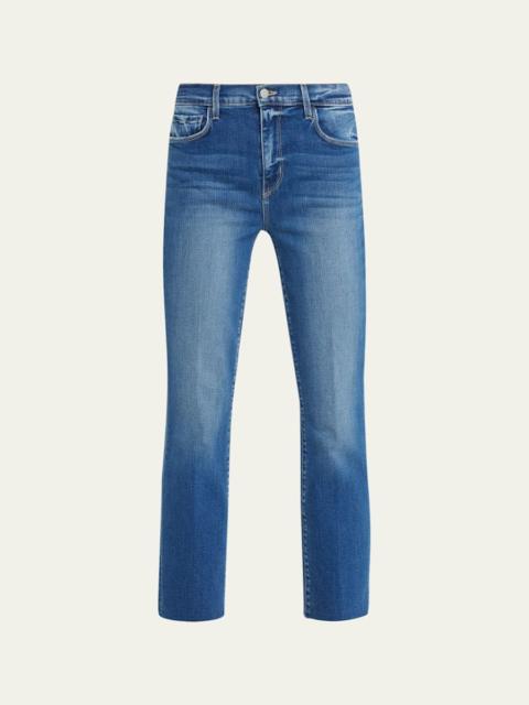 L'AGENCE Sada Cropped Straight-Leg Jeans