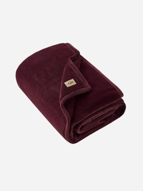 UGG ® Coco Throw 50" x 70" Polyester Blankets in Wild Grape