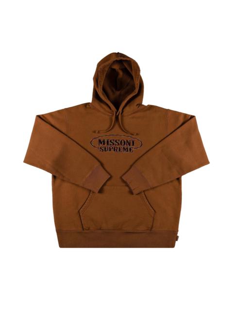 Supreme x Missoni Hooded Sweatshirt 'Brown'