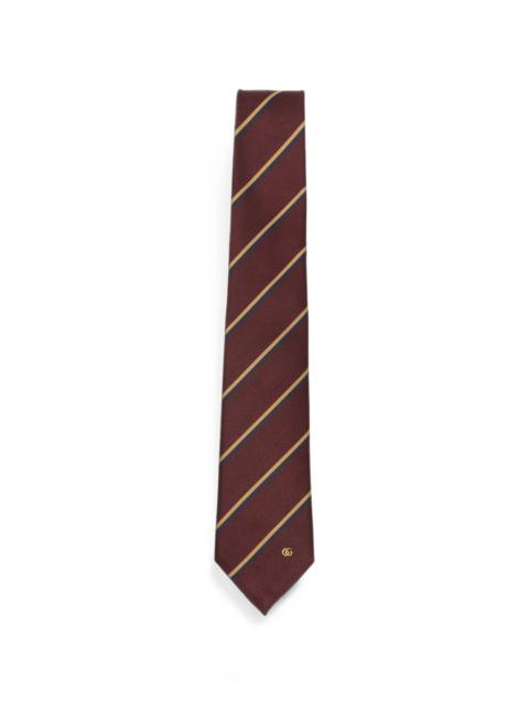 GUCCI Gucci Interlocking-G Striped Tie