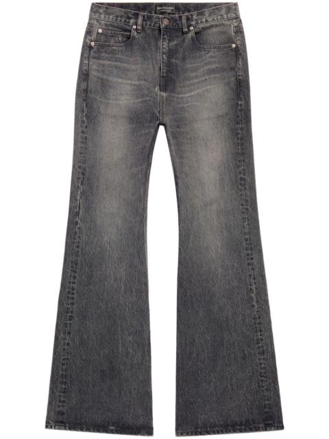 BALENCIAGA low-rise flared jeans