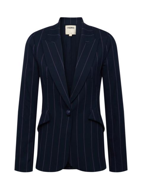 L'AGENCE Chamberlain Pinstriped Blazer