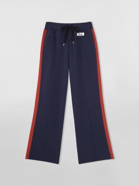Marni ORGANIC COTTON TROUSERS WITH RIBBED KNIT WAIST