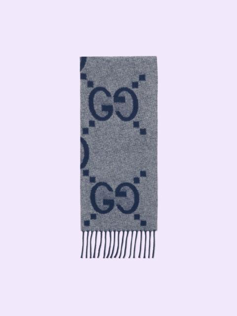 GUCCI GG cashmere jacquard scarf