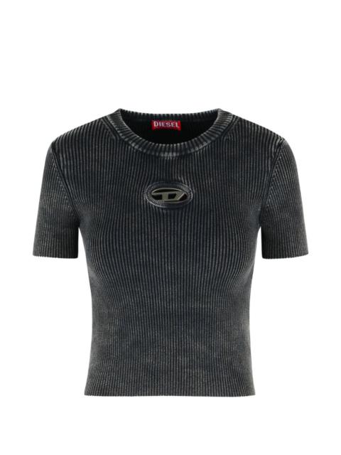 Diesel M-Anchor ribbed logo T-shirt
