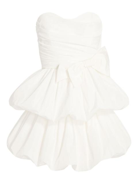 JENNY PACKHAM bow tiered mini dress