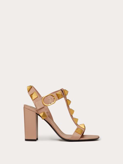 ROMAN STUD CALFSKIN SANDAL 90 MM