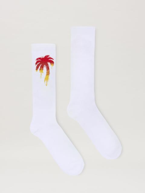 Palm Angels Gradient Palm Socks
