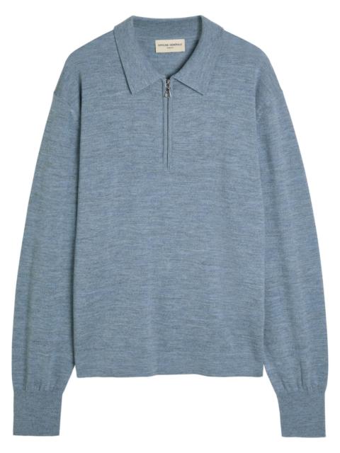 OFFICINE GÉNÉRALE Officine Générale Melange Merino Wool Polo Jumper