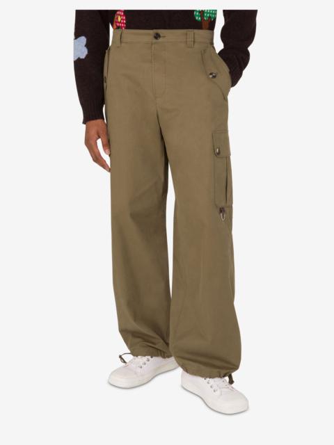 Moschino COTTON DIAGONAL PANTS