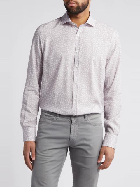 Canali Floral Button-Up Shirt