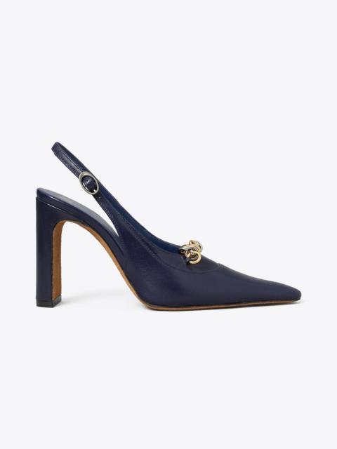 TORY BURCH Runway Chain Slingback