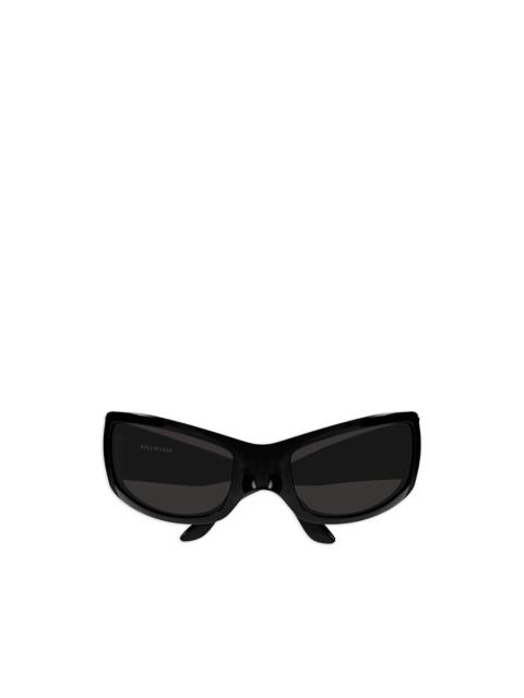 BALENCIAGA rectangle-frame sunglasses