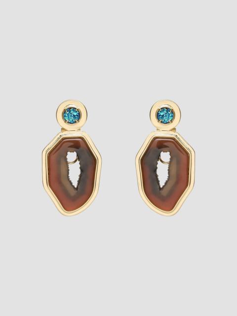 LELE SADOUGHI Women's Coyote Twilight 14K-Gold-Plated & Resin Drop Earrings - Coyote