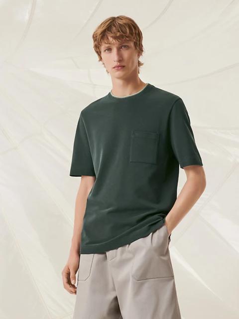 Hermès "Piqures Sellier" bicolor t-shirt