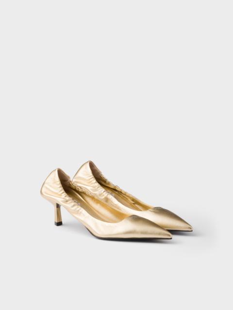 Prada Mordoré nappa leather pumps