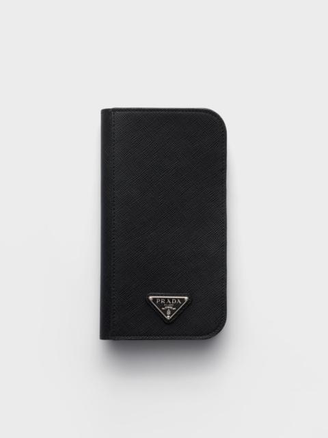 Prada Saffiano leather case for iPhone 17 Pro Max