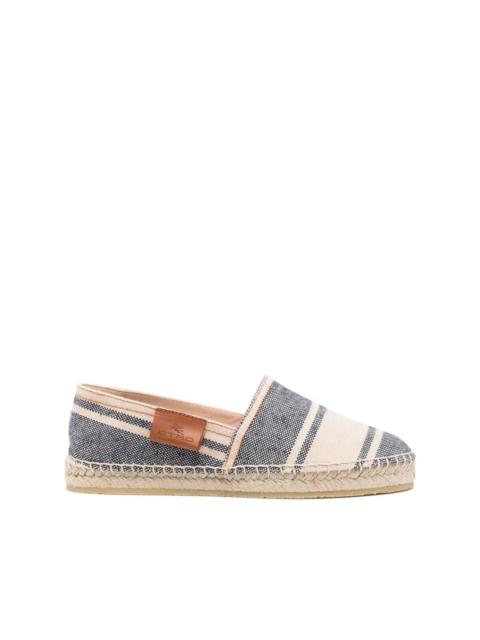 Etro striped canvas espadrilles