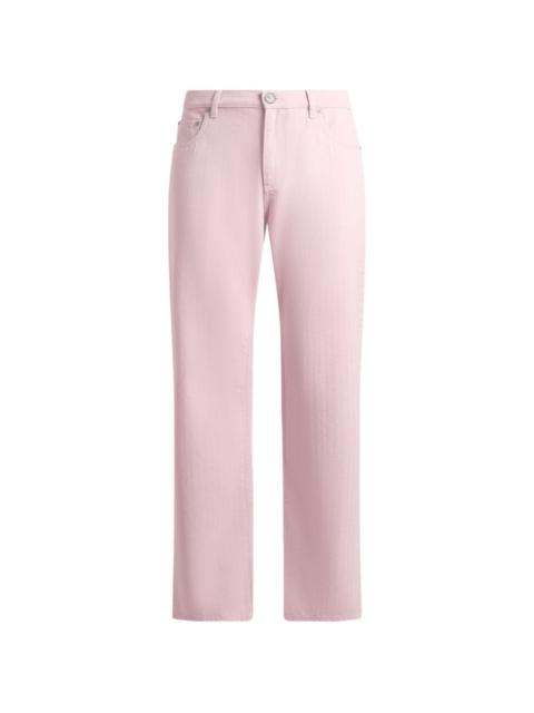 Etro cotton straight-leg jeans