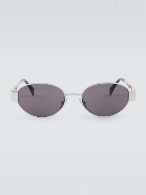 CELINE Triomphe oval sunglasses