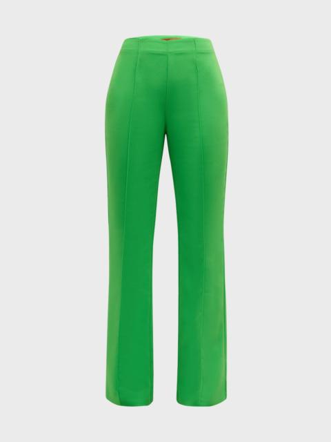 Zypresse High-Waisted Bootcut Crepe Pants