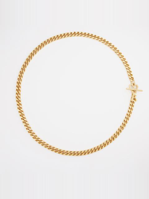 AMI Paris AMI De Coeur Gold-Tone Chain Necklace