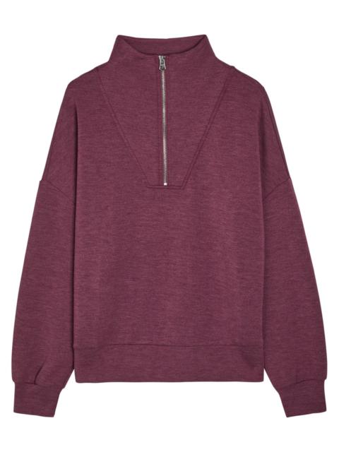 VARLEY Varley Hawley Half-zip Stretch-jersey Sweatshirt