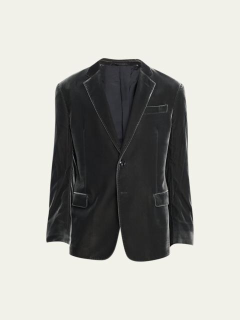 GIORGIO ARMANI Men's Velvet Sport Coat