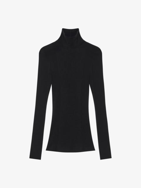 Givenchy MOCK NECK SWEATER IN TUBULAR KNIT