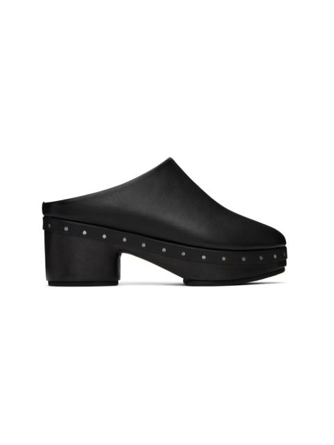 LAUREN MANOOGIAN Black Studio Clogs