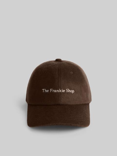 The Frankie Shop Frankie Wool Baseball Cap - Chocolate