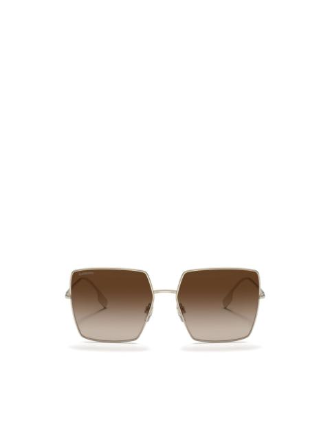 Burberry geometric-frame sunglasses