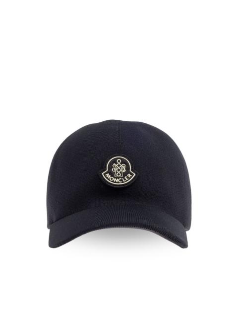 Moncler logo-patch baseball cap