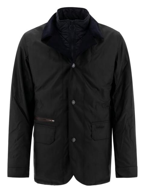 Barbour corduroy-collar quilted jacket