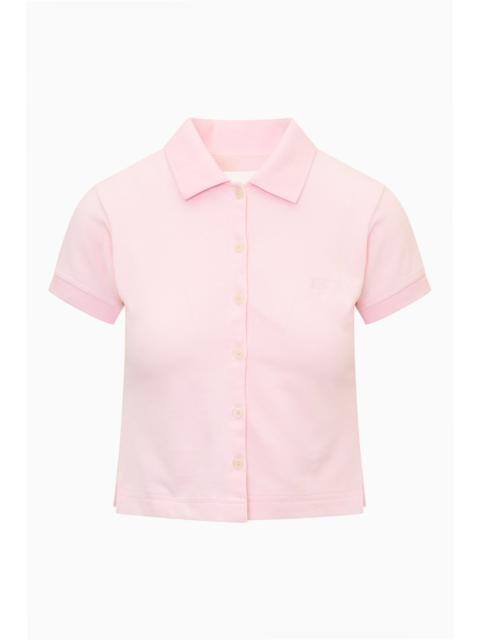 LoveShackFancy Finlynn Button-Up Polo