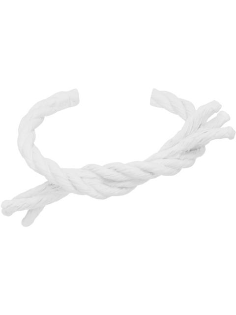White Knit Bracelet