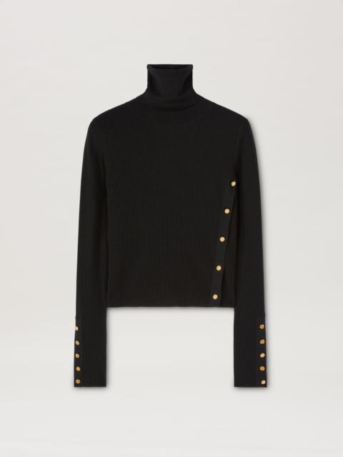 Palm Angels TURTLENECK SIDE-OPEN SWEATER