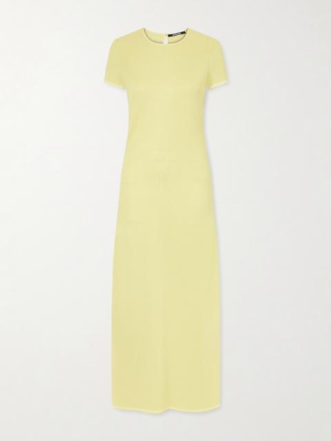JACQUEMUS The Maille Knitted Midi Dress