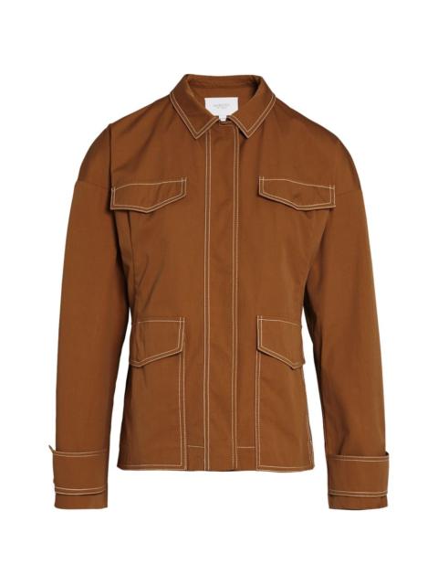 GIAMBATTISTA VALLI pocket stitching shirt jacket