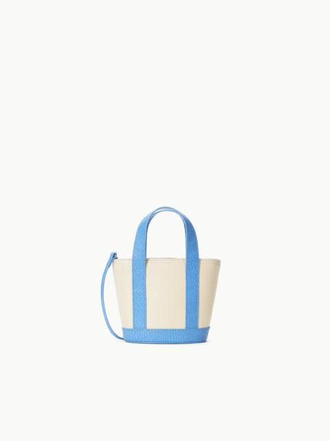 STAUD STAUD ALLORA MINI TOTE CREAM BLACK