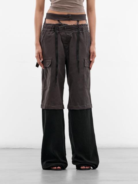 OTTOLINGER Two-Tone Paneled Cargo Pants