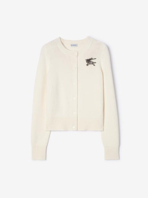 Burberry Knight Wool Cashmere Cardigan