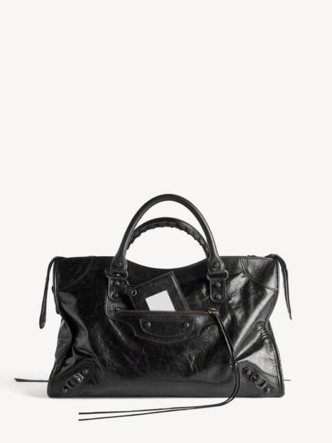 BALENCIAGA Women's Le City Bag Medium in Black