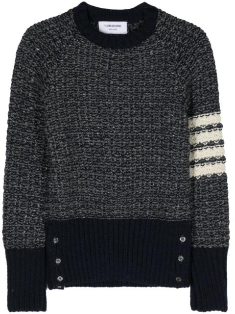 Thom Browne 4-Bar stripe chunky-knit jumper