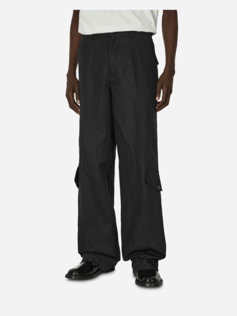Dries Van Noten Loose Overdyed Pants Black